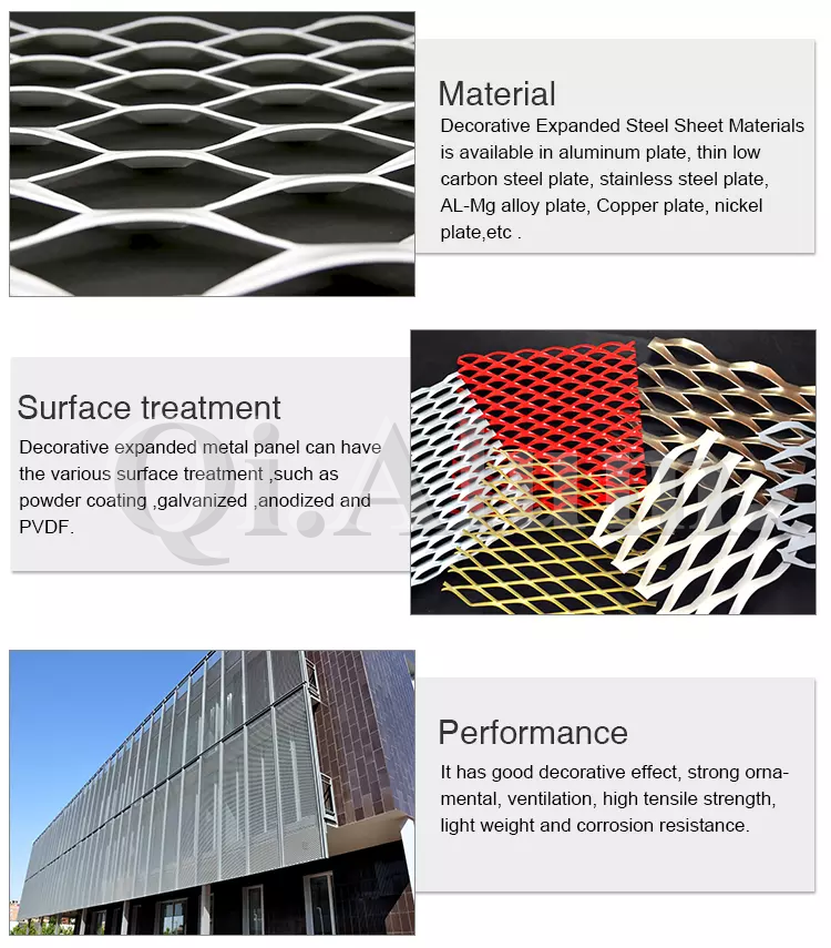 aluminum expanded mesh, aluminum decorative mesh, wall decor mesh