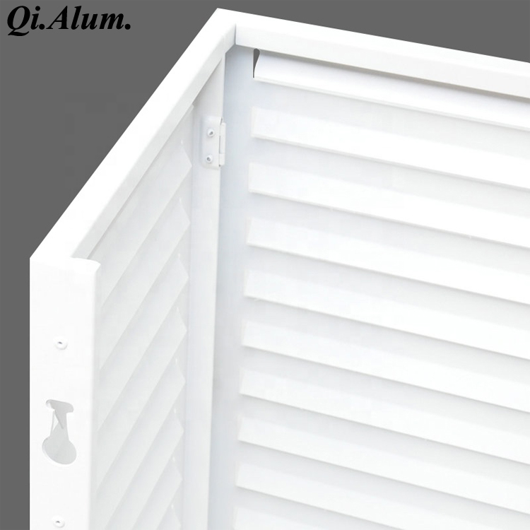 Aluminum alloy rainproof shutter air outlet for outer wall Rainproof s –  Grad central air conditioning