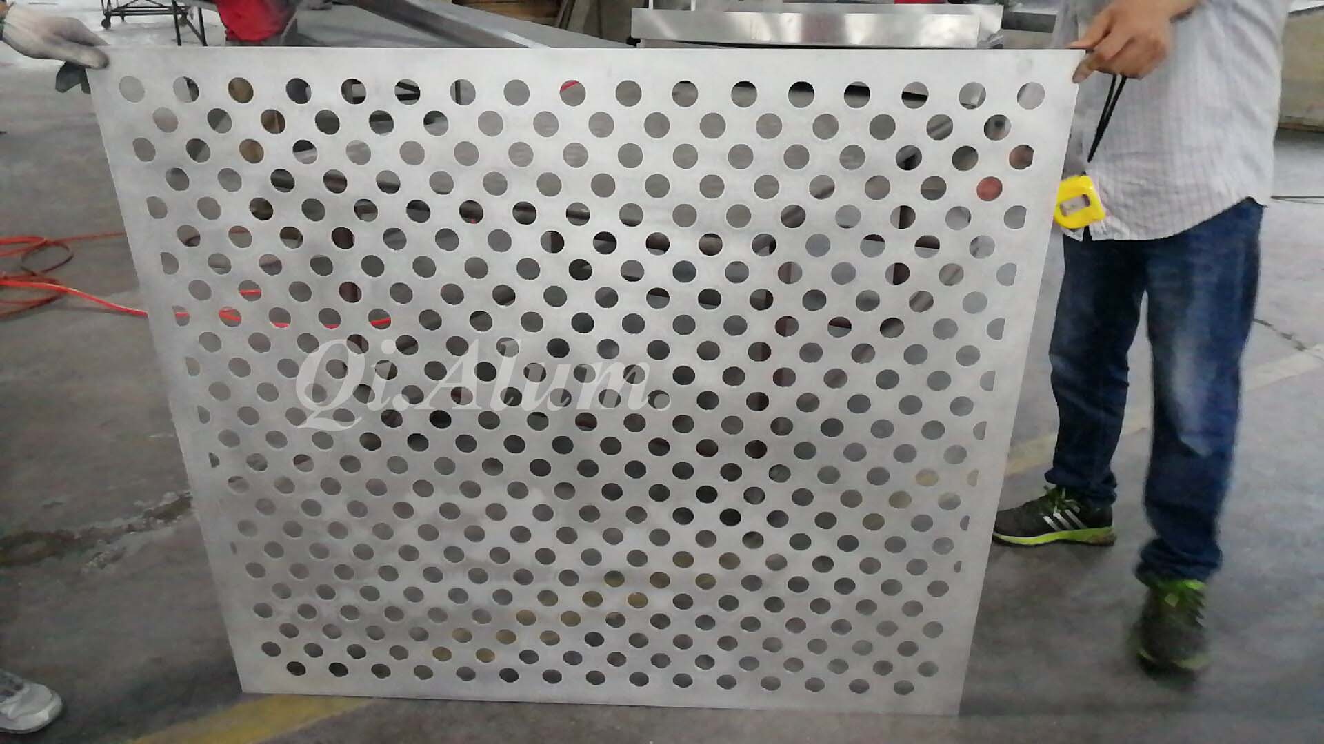 Aluminum Wall Cladding Perforated Panel Made in China - we are aluminum  panel, perforated panel ,aluminum metal mesh manufacturer for wall cladding,  facade, curtain wall decorations.