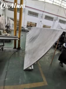 Aluminum Panels with Double Curved Shapes